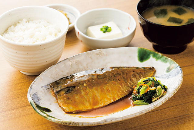 サバの味噌煮定食